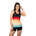 CAMISETA TIRANTES RUN&PRO BLACK SUNSET MUJER