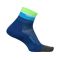 FEETURES CALCETINES ELITE LIGHT CUSHION QUARTER - COBALT/LAVA
