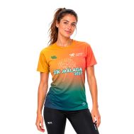 CAMISETA MANGA CORTA MUJER | MERCHANDISING | MEDIA MARATÓN DE MÁLAGA