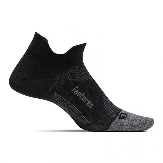 FEETURES CALCETINES ELITE ULTRA LIGHT NO SHOW TAB - BLACK/REFLECTOR