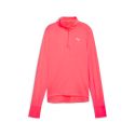 CAMISETA MANGA LARGA PUMA RUN FAVORITE 1/4 ZIP MUJER