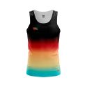 CAMISETA TIRANTES RUN&PRO BLACK SUNSET MUJER
